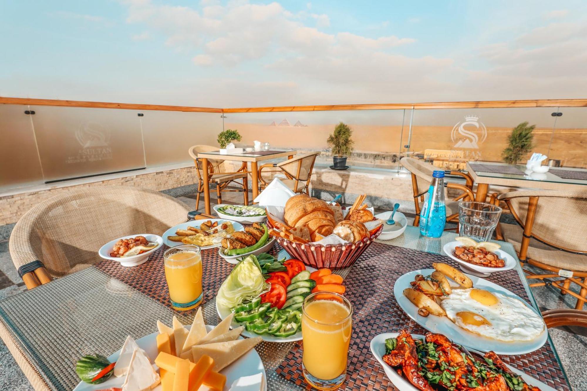 Sultan Pyramids View Inn Kafret el-Gabal Exterior foto