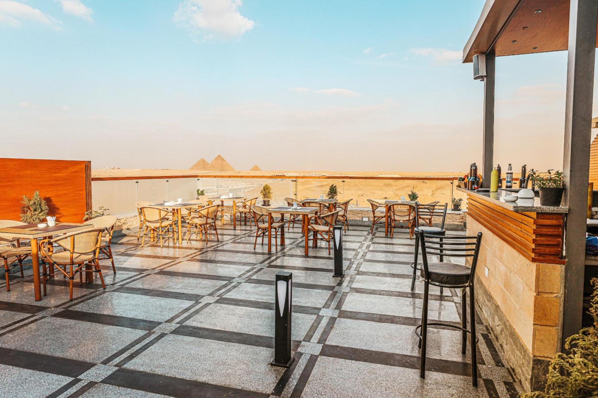 Sultan Pyramids View Inn Kafret el-Gabal Exterior foto