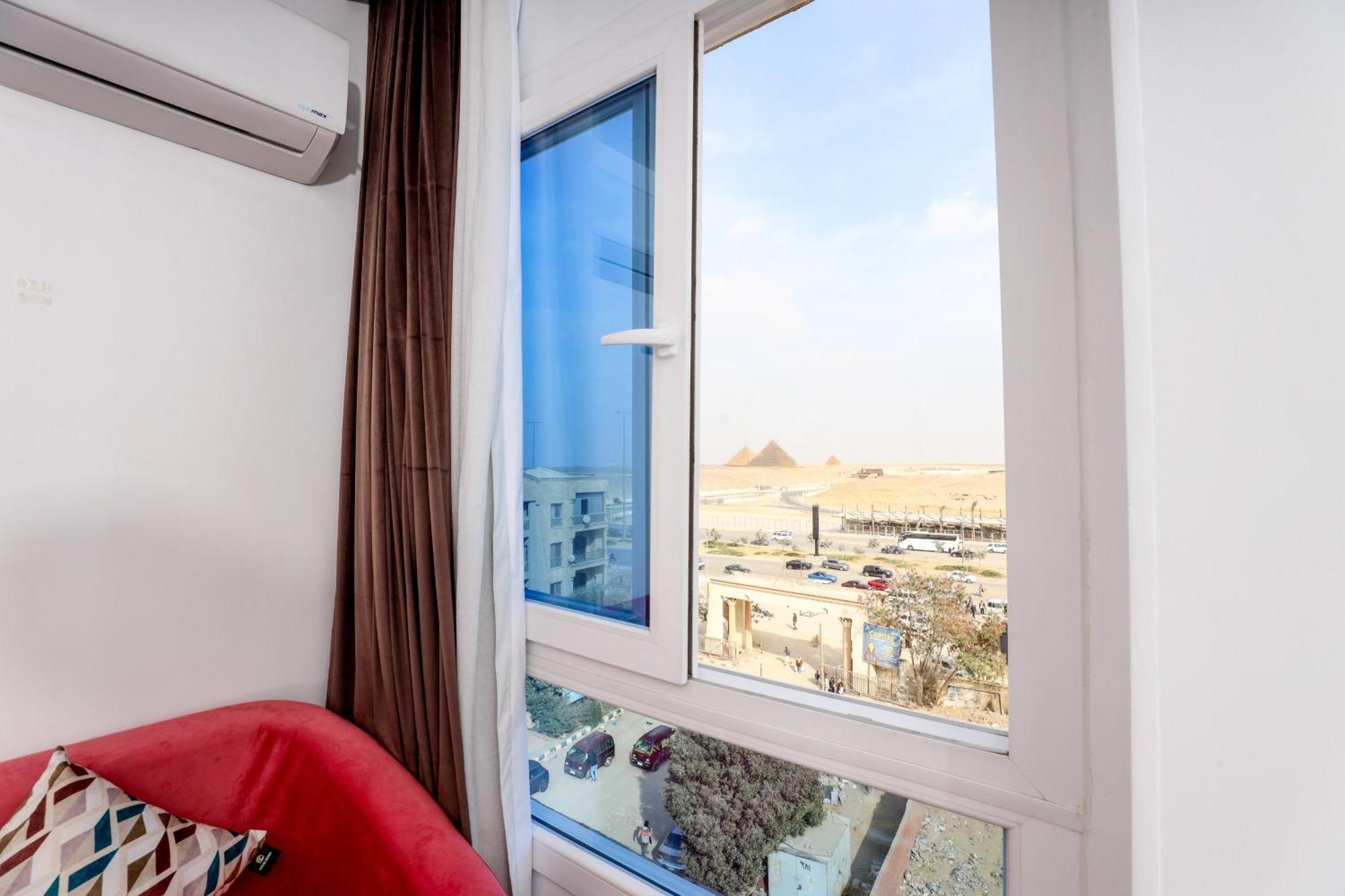 Sultan Pyramids View Inn Kafret el-Gabal Exterior foto