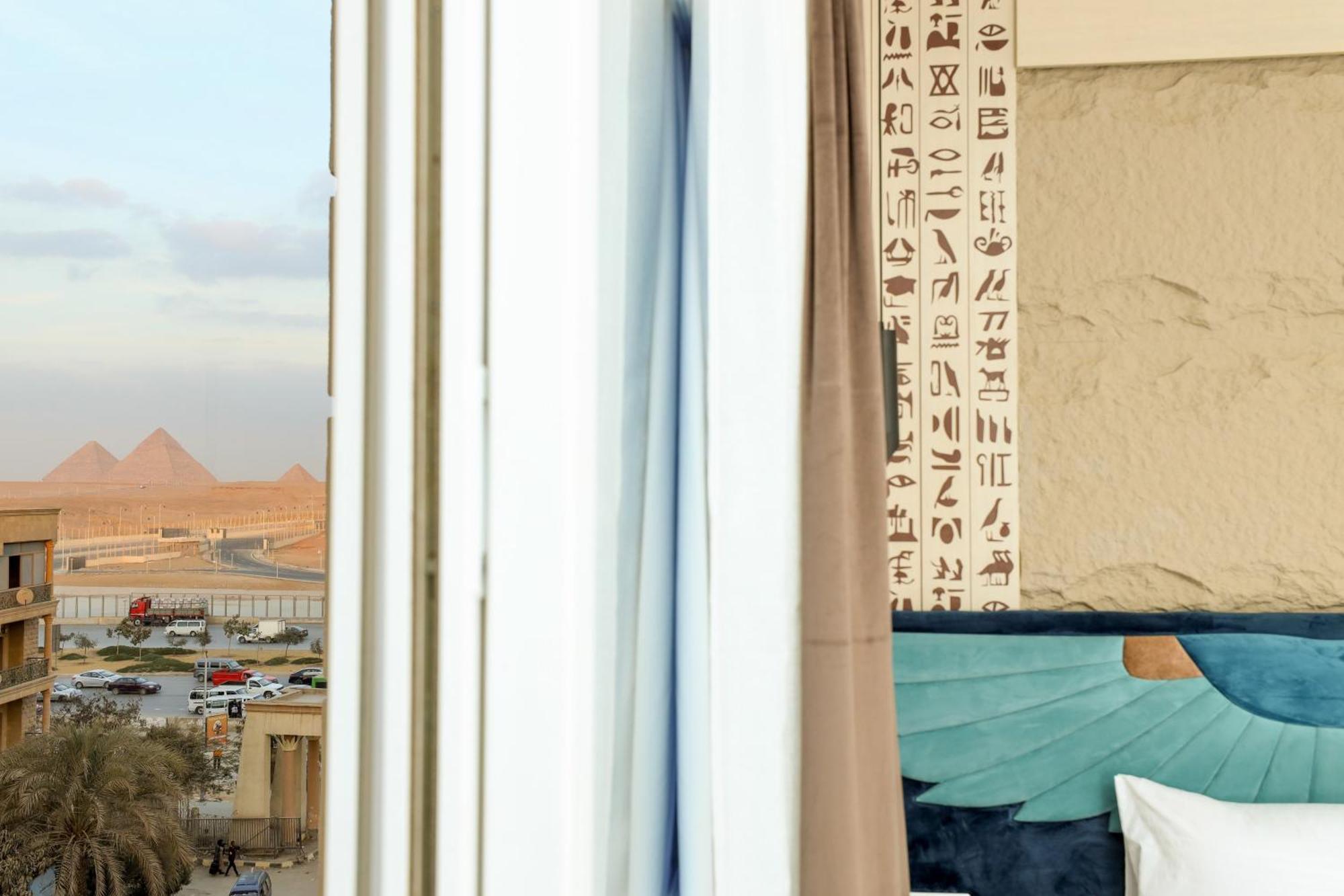 Sultan Pyramids View Inn Kafret el-Gabal Exterior foto
